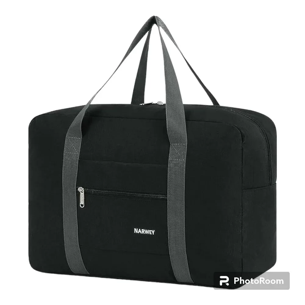 Foldable Carry on Bag For Most Airlines 17X12X6 Travel Duffel Bag Packable NWT